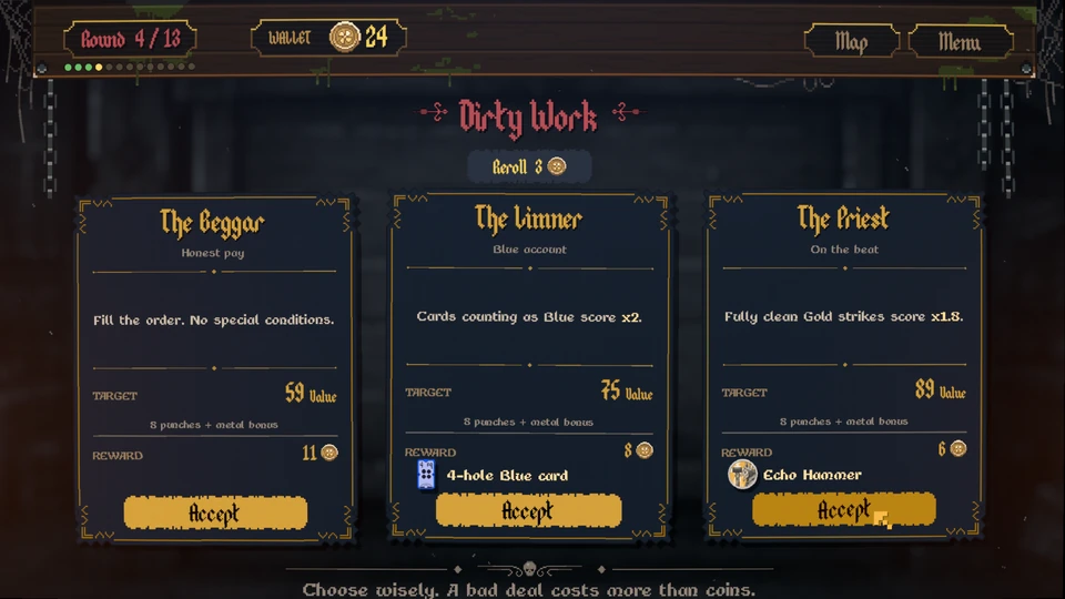 Choose your dirty work