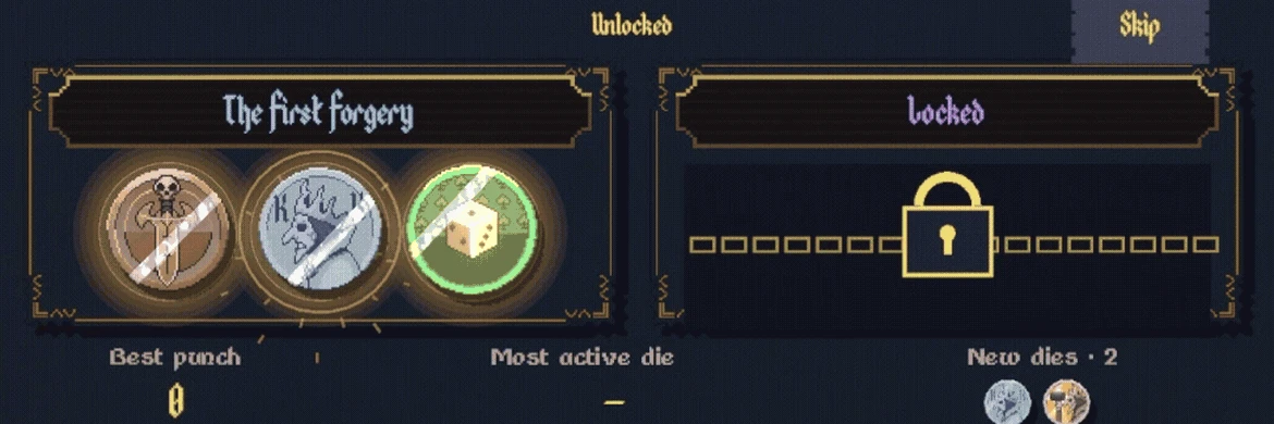 Unlocks animation